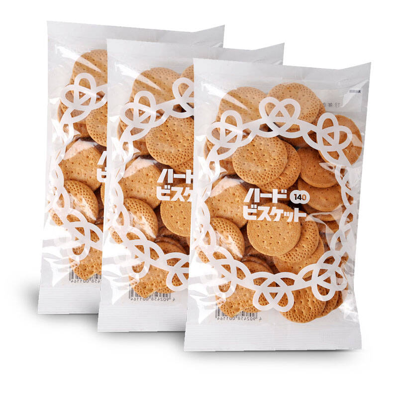 北陆脆圆饼干140g*3袋 原装进口