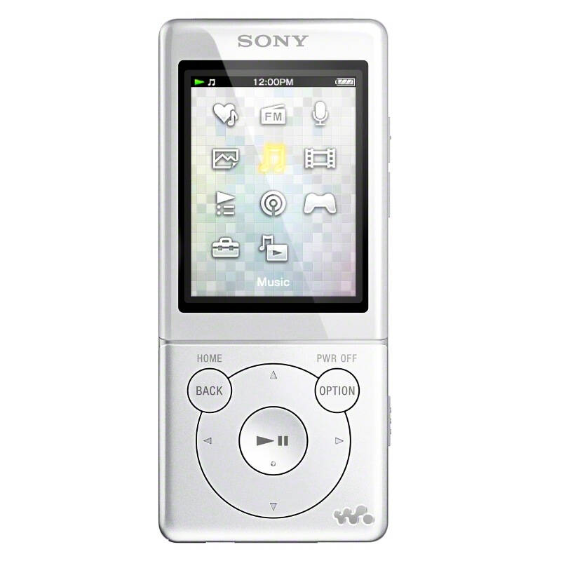 索尼(sony) nwz-e474 8g mp4播放器 白色 自营