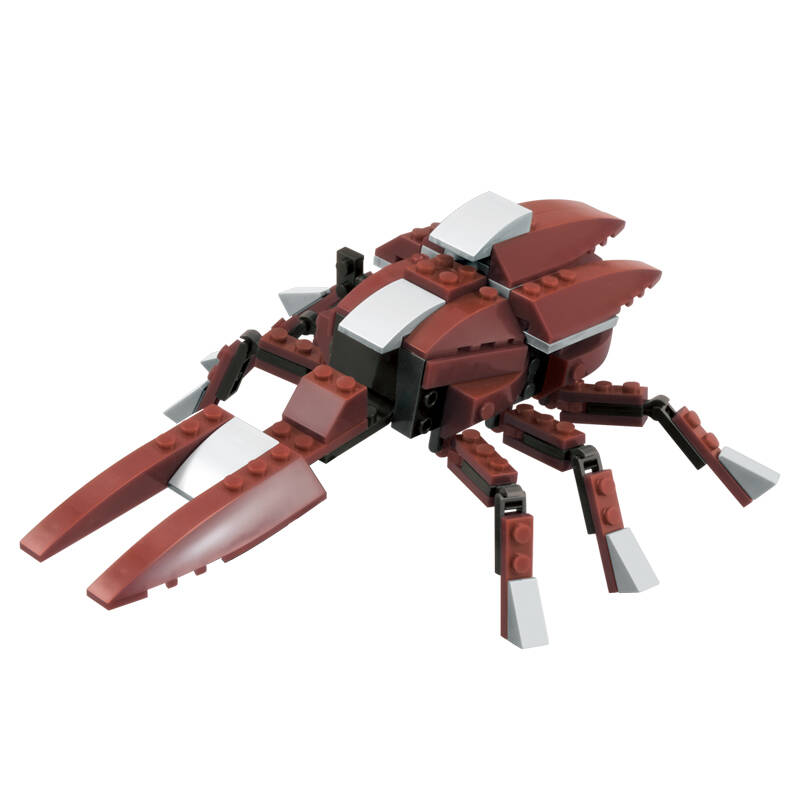 乐知堡 终极战兽 小颗粒益智变形积木 闪电甲虫/尖角甲虫/黄金甲虫