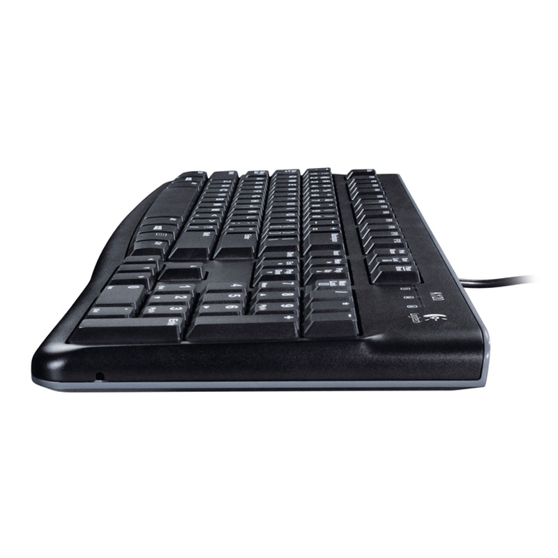 罗技（Logitech）K120 键盘 有线键盘 办公键盘 全尺寸 黑色  U口