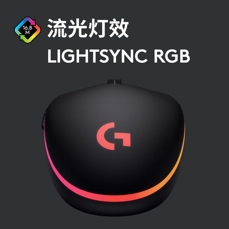 罗技（G）G102 有线游戏电竞鼠标 8000DPI RGB鼠标 绝地求生 吃鸡鼠标 G102白（第二代）
