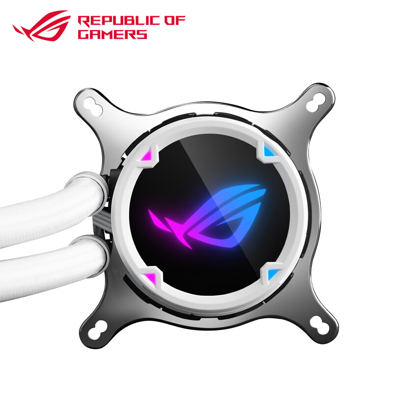 华硕（ASUS）ROG STRIX LC 360 RGB WE小白龙 白色纪念版一体式CPU水冷散热器 RGB版【5年换新/360mm冷排】