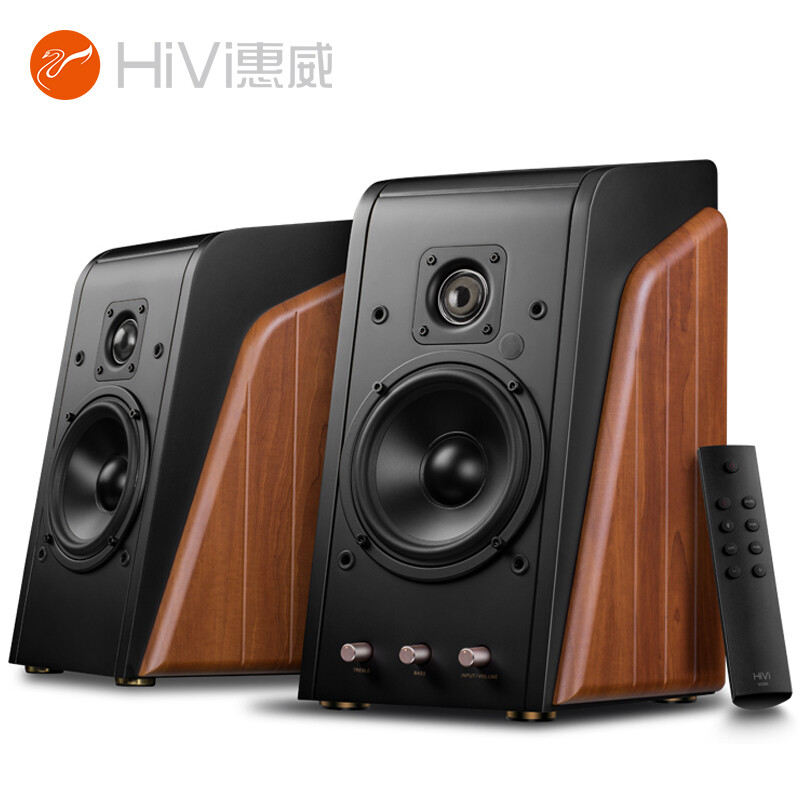 惠威HiVi M200新经典2.0蓝牙音箱 HiFi有源音响 笔记本台式电脑音箱 家用客厅电视音响 原木色