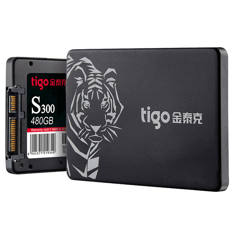 金泰克（Tigo）480GB SSD固態(tài)硬盤 SATA3.0接口 S300系列（三年質(zhì)保）