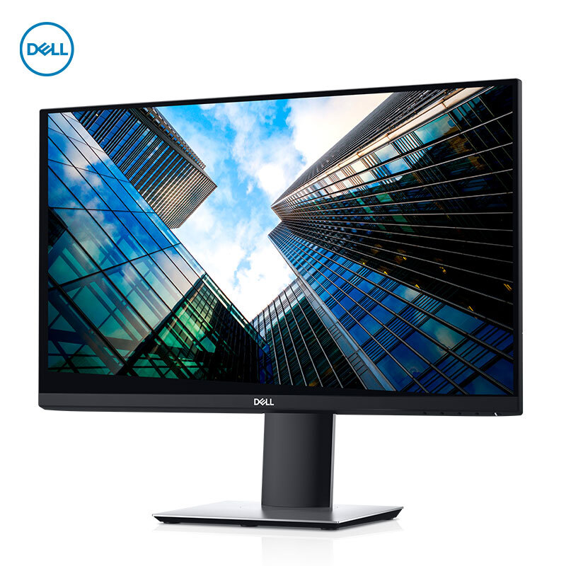 戴尔(DELL) P2419H 23.8英寸显示器(IPS屏 微边框 旋转升降 滤蓝光 黑色 3年质保)