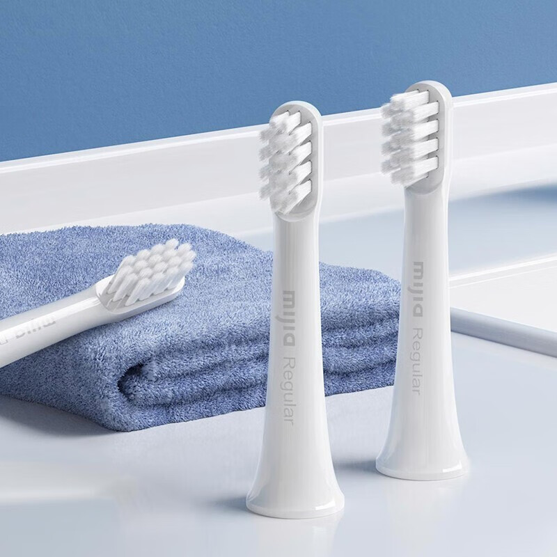 小米（MI）电动牙刷头3只装细软刷毛适用米家声波电动牙刷T100通用型 米家电动牙刷头（通用型)三支装（T100）