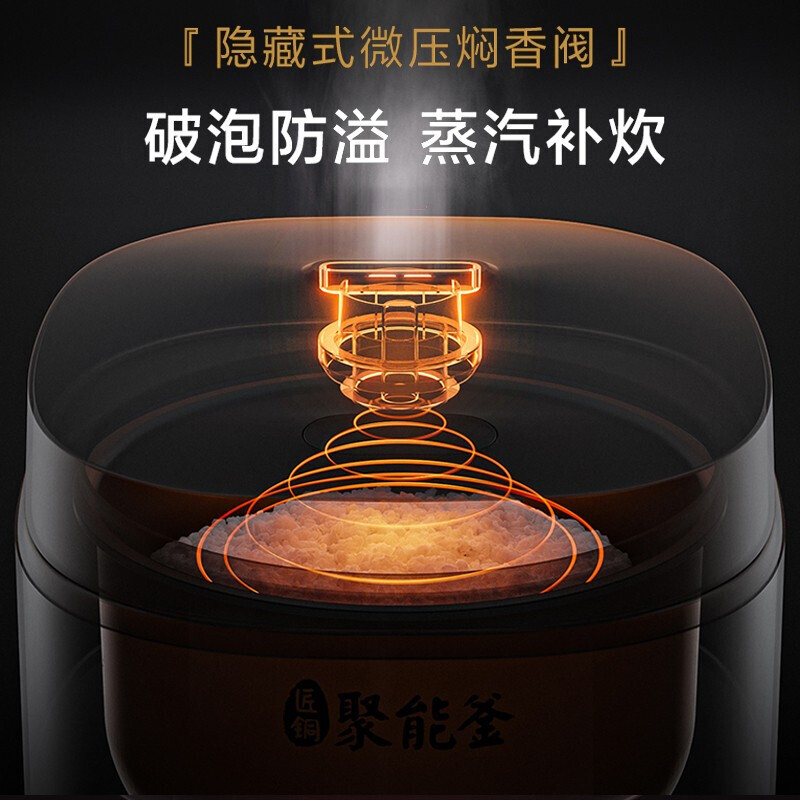 美的（Midea）電飯煲 家用電飯鍋 智能預(yù)約多功能煲湯煮米飯雜糧粥2-6人大容量  前置大面板 【容量3L】MB-RE331