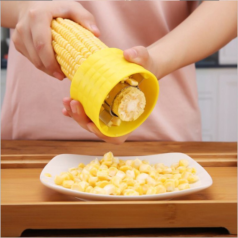 玉米剥粒器家用不锈钢玉米刨粒神器创意厨房小工具 两个装