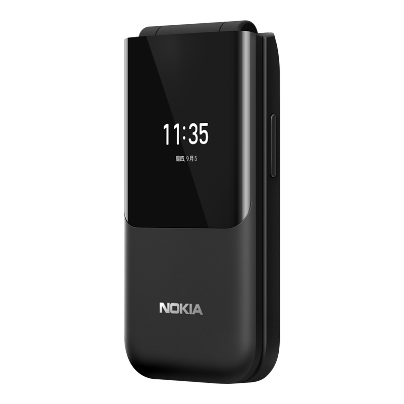 诺基亚 NOKIA 2720 移动联通电信三网4G 黑色 双卡双待  翻盖手机 wifi热点备用手机 老人老年手机 学生手机