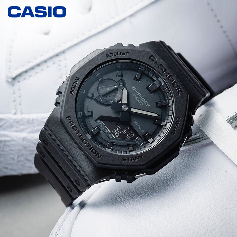 点评卡西欧(casio) g-shock ga-2100运动防水男表石英手表 防震防水