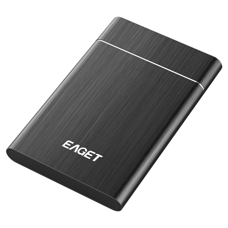 忆捷（EAGET）500G USB3.0移动硬盘G10 2.5英寸全金属文件数据备份存储安全高速防震黑色