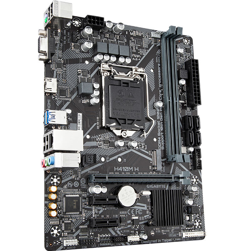 技嘉 H410M H 主板 支持3060TI/3070/10100F/10100/G5905/G6400(Intel H410/LGA 1200)