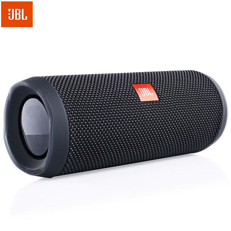 JBL FLIP ESSENTIAL 旗舰畅销款 无线蓝牙音箱 低音炮 防水设计 户外音箱 桌面音响 炫酷黑