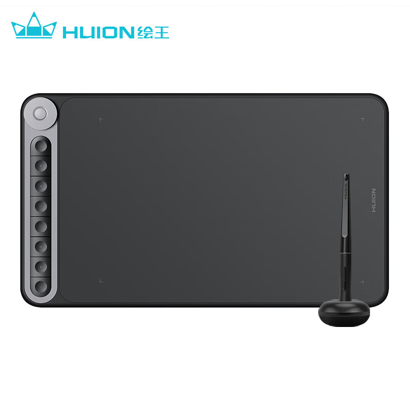 绘王（HUION）新款Q620M手绘板 无源倾角识别绘图板 2.4G有线无线双模式 可连手机数位板