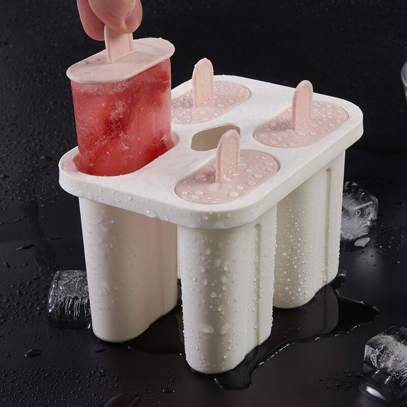 【12支冰模】家用自制DIY冰淇淋模具雪糕冰激凌冰棍棒冰速冻器带盖制冰盒 冰模套装【含保鲜盒】 3.3L【大号】