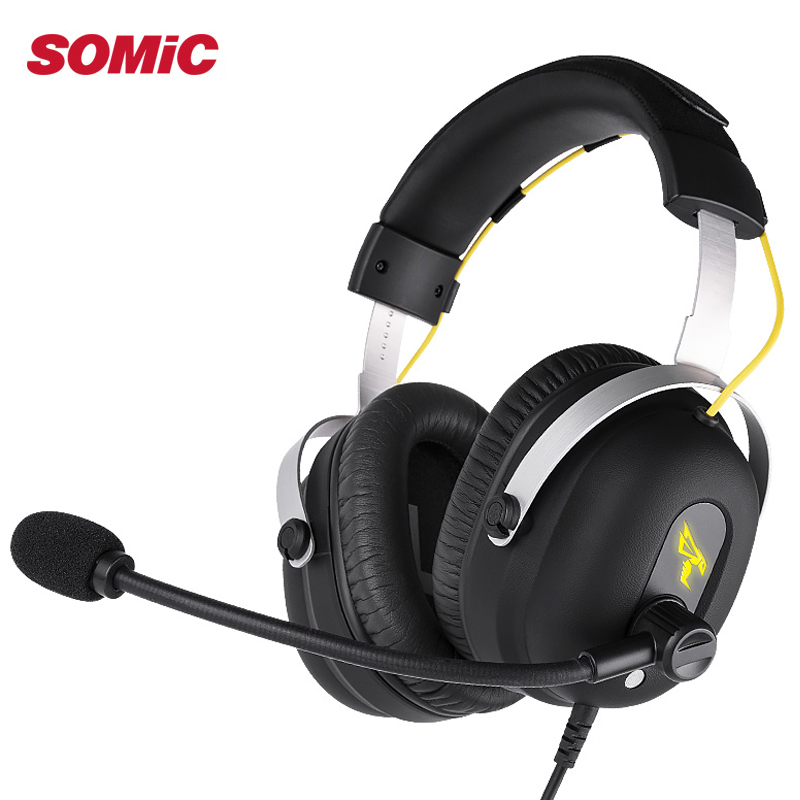 硕美科（SOMIC）G936PRO 游戏耳机头戴式 电脑电竞耳机  吃鸡耳机 电竞耳麦7.1声道 黑色