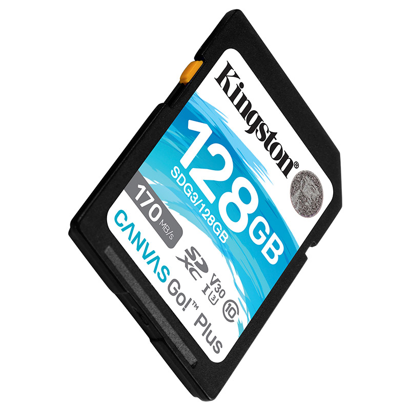 金士顿（Kingston）128GB SD存储卡 U3 V30 相机内存卡 高速sd卡大卡 4K超高清拍摄 读速170MB/s 写速90MB/s