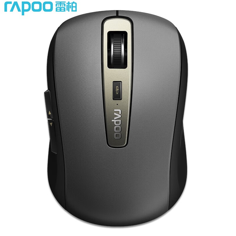 雷柏（Rapoo） MT350G 无线蓝牙鼠标 办公鼠标 便携鼠标 人体工程学 电脑鼠标 笔记本鼠标 黑色