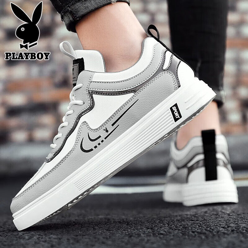 质量爆料花花公子(playboy)男鞋2023春夏季鞋子男厚底休闲鞋男士质量