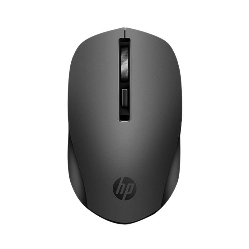 惠普（HP）S1000C无线可充电鼠标 台式电脑办公家用苹果mac笔记本充电办公鼠标 黑色
