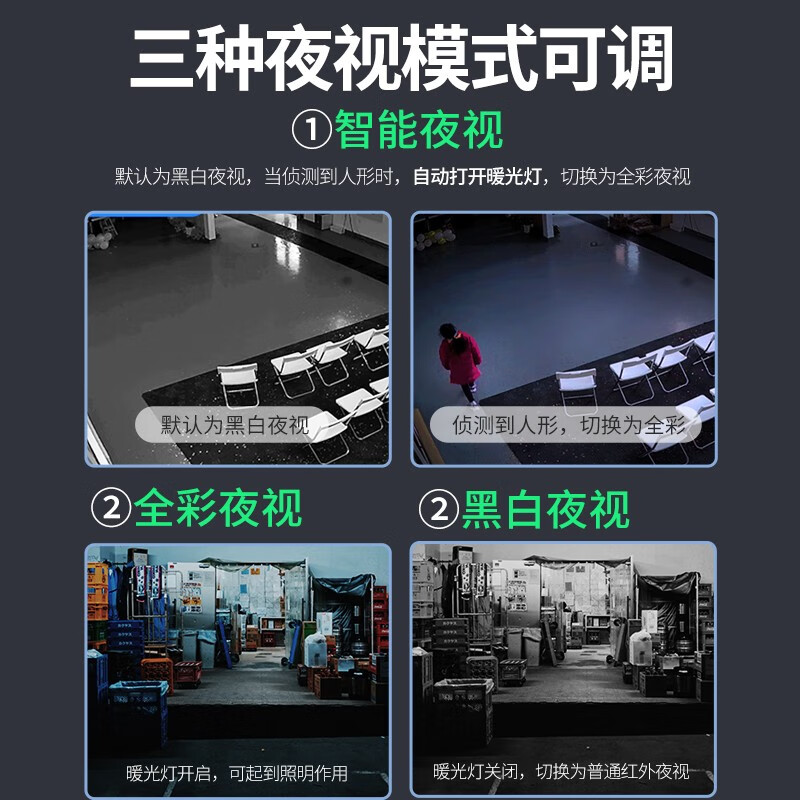 霸天安无线摄像头监控300万4g网络高清监控器家用室外防水wifi手机远程商用户外工程监控设备套装 【WiFi云台版】升级云台旋转+支持10倍放大