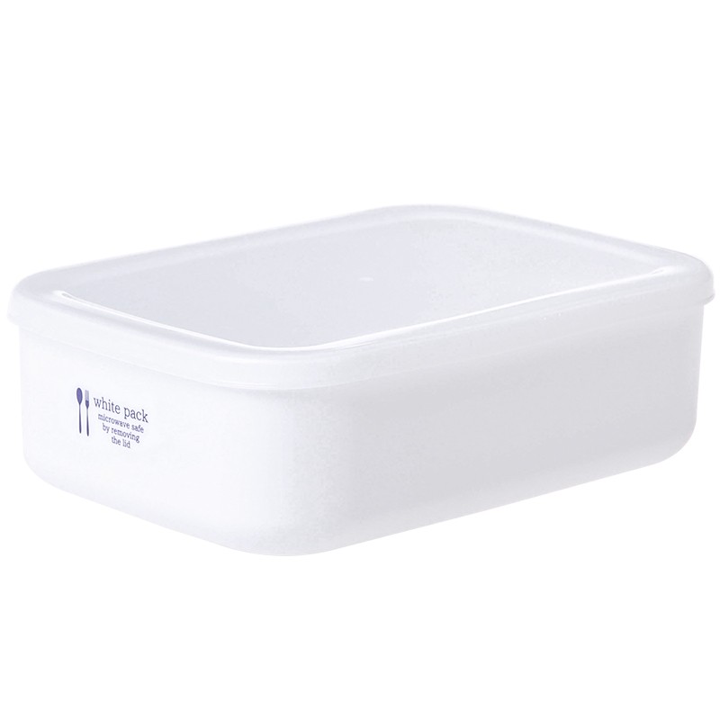 NAKAYA日本进口便当盒可加热食物保鲜盒便携水果盒食物盒上班带盖可微波饭盒 900ml(1个入)
