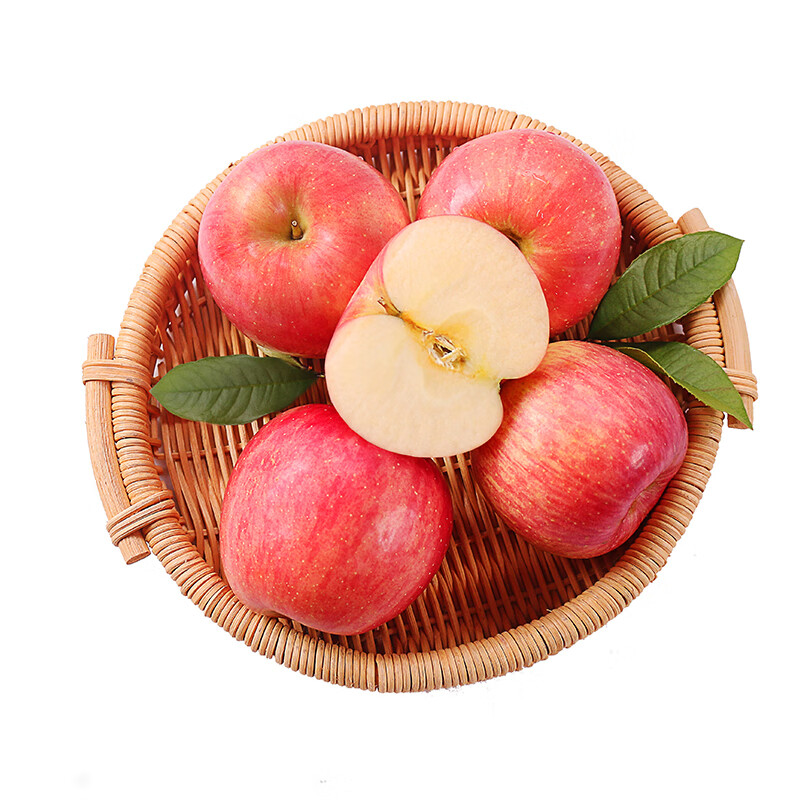 烟台红富士苹果12个 净重2.1kg以上 国庆礼盒 单果160-190g 新生鲜水果 健康轻食