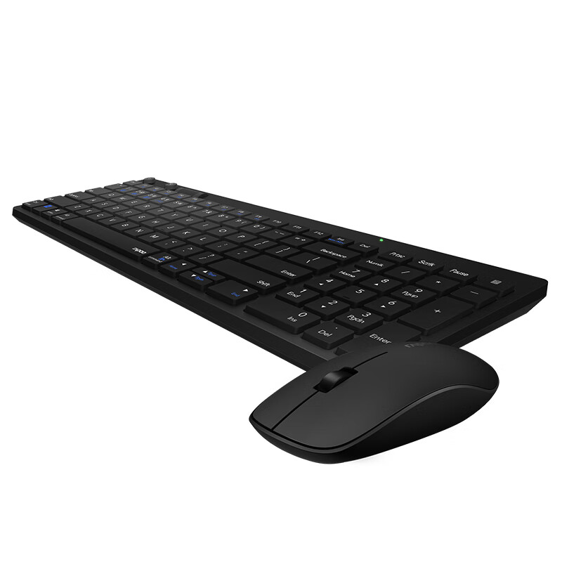 雷柏（Rapoo） 8050GT 键鼠套装 无线蓝牙键鼠套装 办公键盘鼠标套装 无线键盘 蓝牙键盘 黑色
