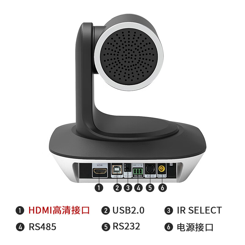 润普Runpu 高清视频会议摄像头 RP-V20-1080H HDMI/USB接口 20倍变焦 教育录播摄像机/软件系统终端