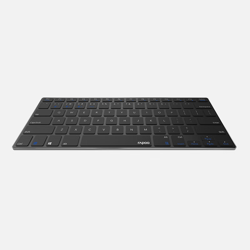 雷柏（Rapoo） KM525 键鼠套装 无线蓝牙键鼠套装 办公键盘鼠标套装 超薄便携 无线键盘 蓝牙键盘 黑色