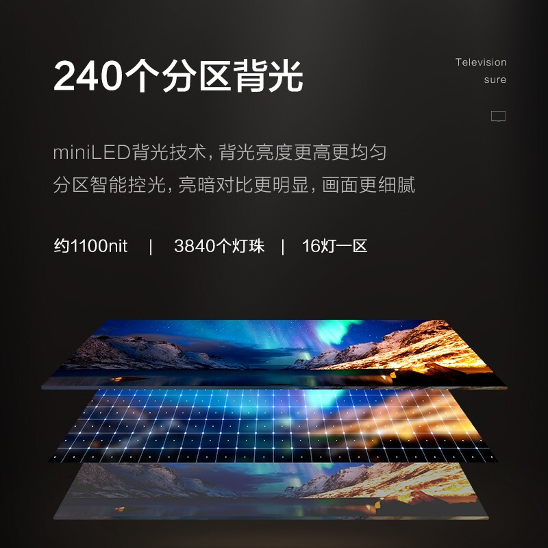 TCL雷鸟 75R635C 75英寸 miniLED硬核背光分区 QLED量子点高色域  120Hz 4K全面屏游戏 智能平板液晶电视机