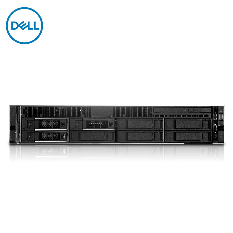 戴爾(DELL)R740服務器主機/2*至強銀牌4210R十核2.4GHz/16G*4/4TSAS*3/H730P-2G/750W雙電/導軌/三年保修