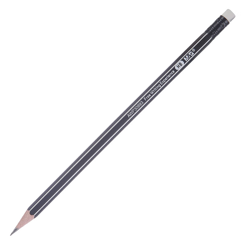 晨光(M&G)文具HB六角杆学生铅笔 多功能彩色抽条木杆铅笔 美术绘图书写铅笔(带橡皮头) 30支装AWP30893