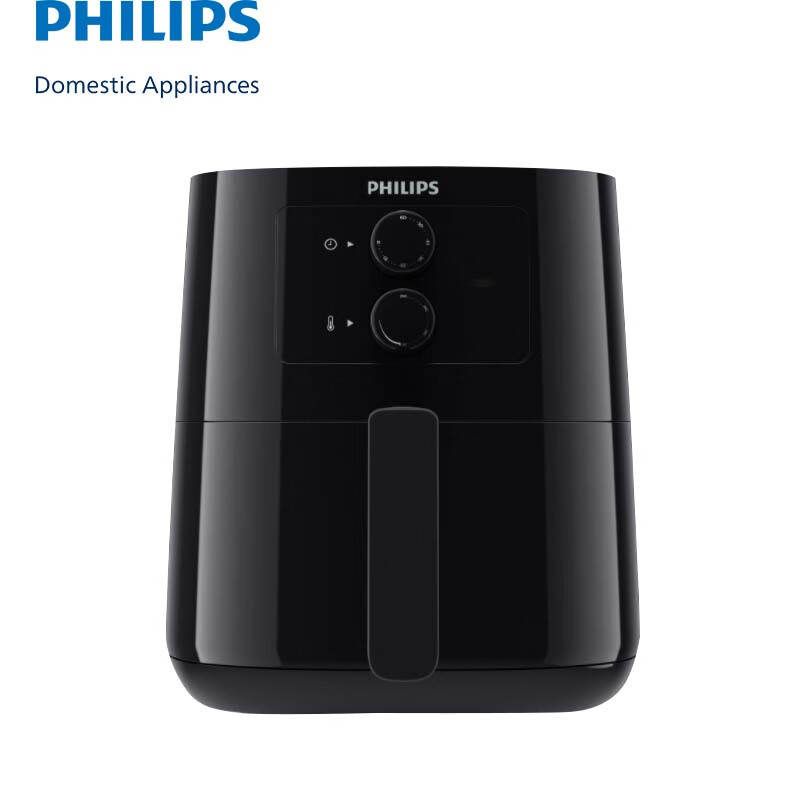 飞利浦（PHILIPS）空气炸锅 无油低脂 多功能4.1L大容量 海星底盘 减少90%油脂 4倍速热HD9200/91