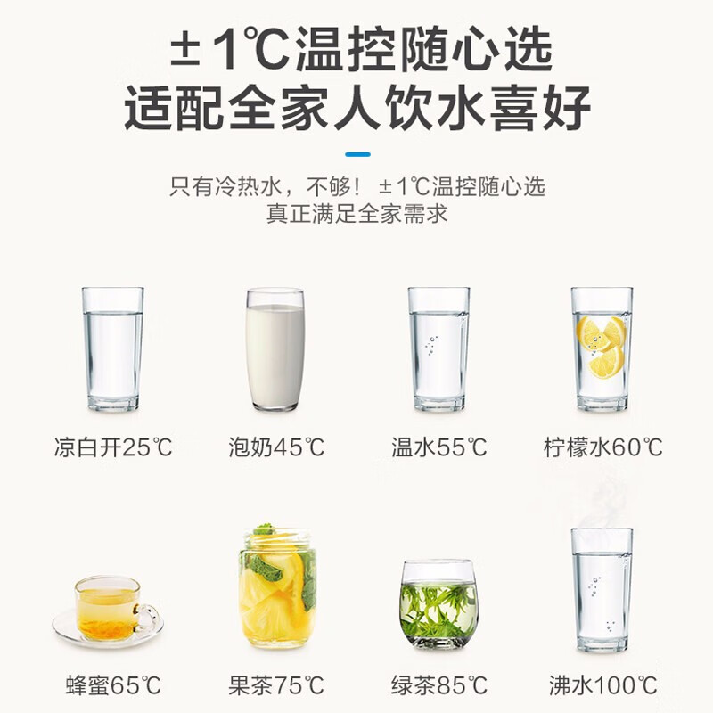 美的（Midea）电热水瓶热水壶电水壶304不锈钢 热水瓶5L多段温控烧水壶双层防烫饮水机煮茶壶智能 少女粉丨智能触屏按键 SP50E501