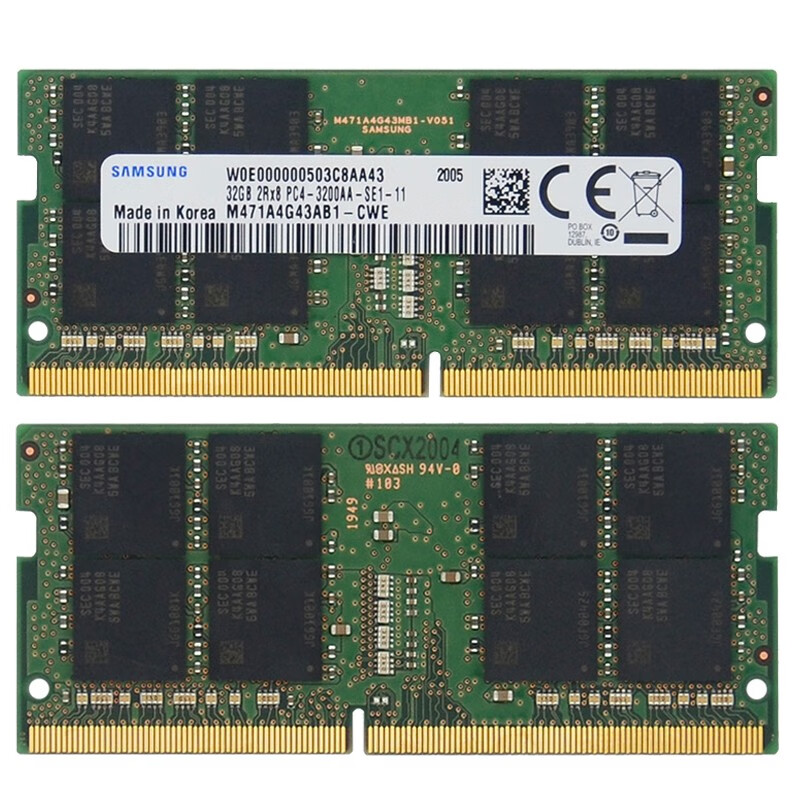 三星（SAMSUNG）笔记本内存条4G8G16G32G DDR4 DDR3内存适用联想戴尔华硕宏碁等 DDR4 3200 32G