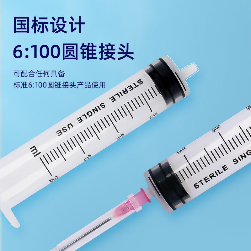 威高 潔瑞 一次性無菌注射器  醫(yī)用無菌  獨立包裝 帶針頭 5ml 20只/盒