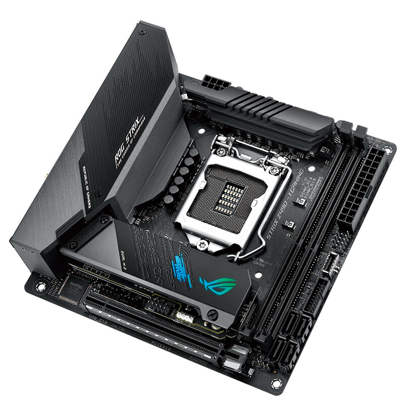 玩家國度（ROG）ROG STRIX Z490-I GAMING主板 支持 CPU 10900K/10700K（Intel Z490/LGA 1200）