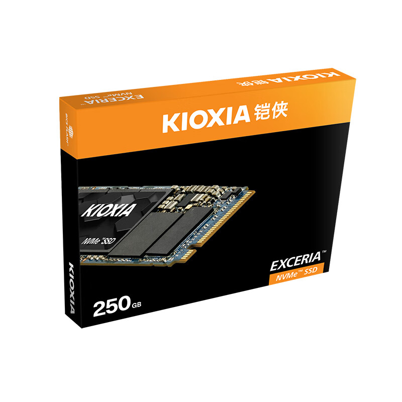 鎧俠（Kioxia）250GB SSD固態(tài)硬盤 NVMe M.2接口 EXCERIA NVMe RC10系列