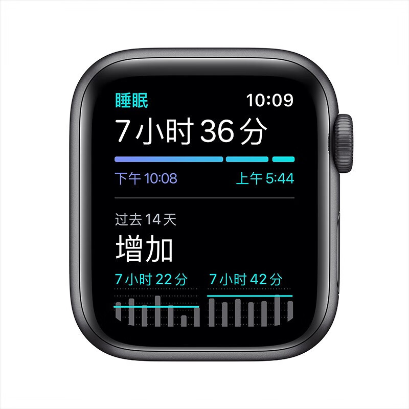 蘋果（Apple） Watch Series 6 /SE智能手表 黑色鋁金屬表殼+黑色運動表帶 【SE】 44mm GPS版