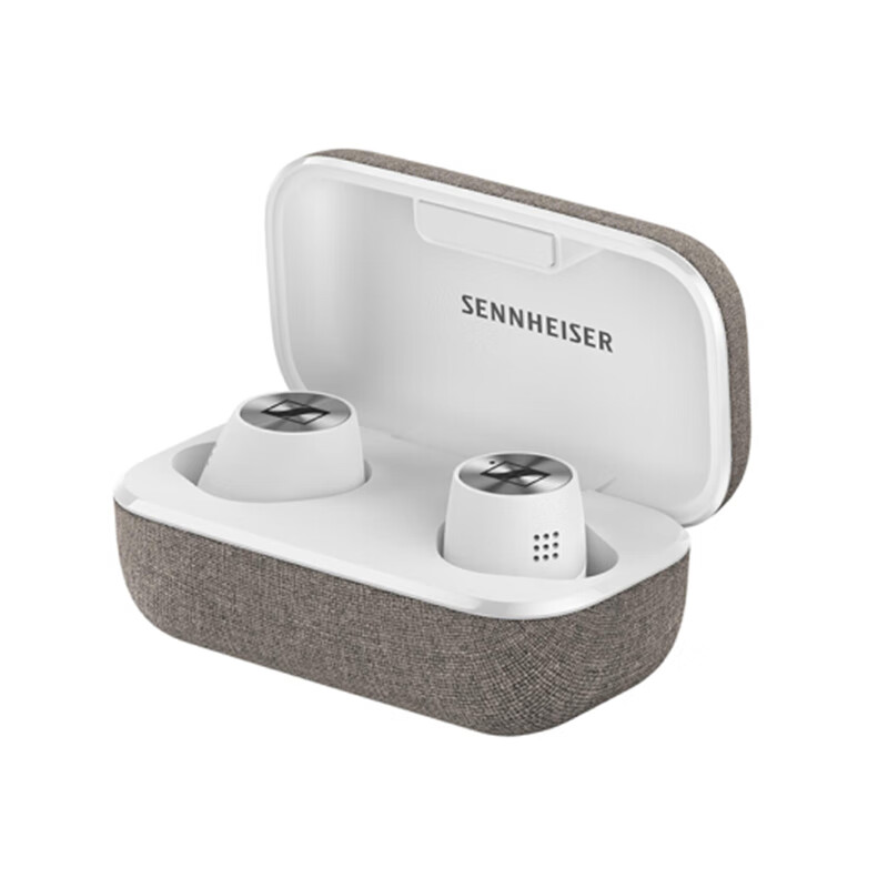 森海塞尔（Sennheiser）Momentum真无线二代无线蓝牙HIFI入耳式耳机 主动降噪 28小时电池续航 白色