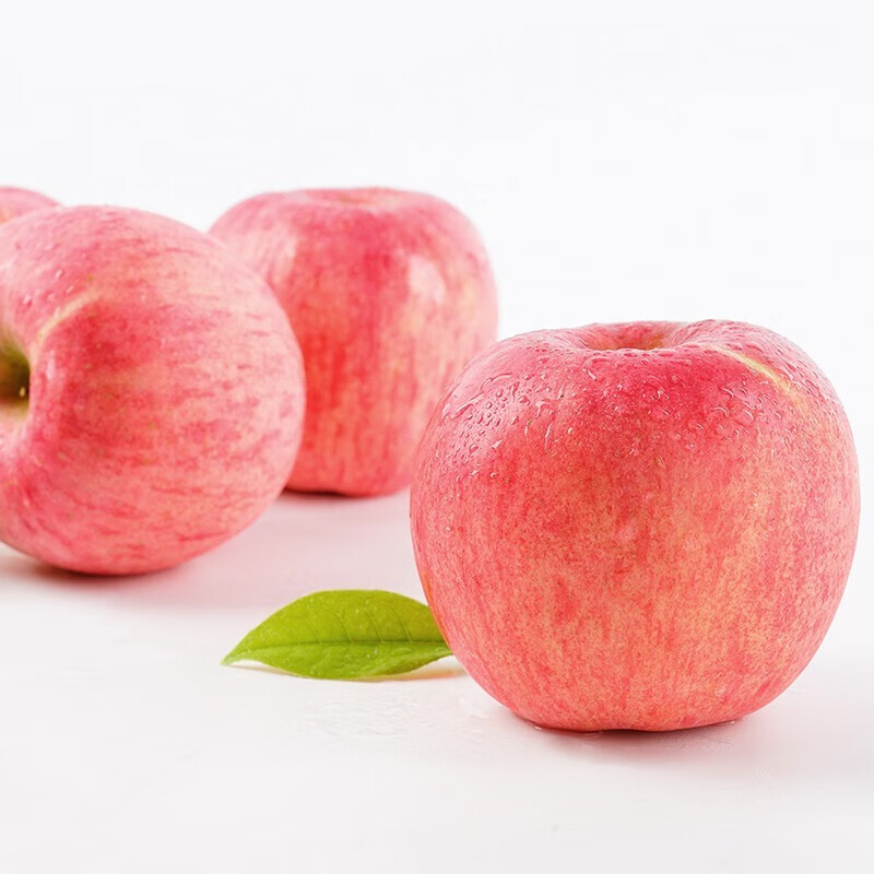 2021年早熟红富士苹果水果 新鲜苹果 圣诞节平安果 净重约2.5kg（75-80mm）