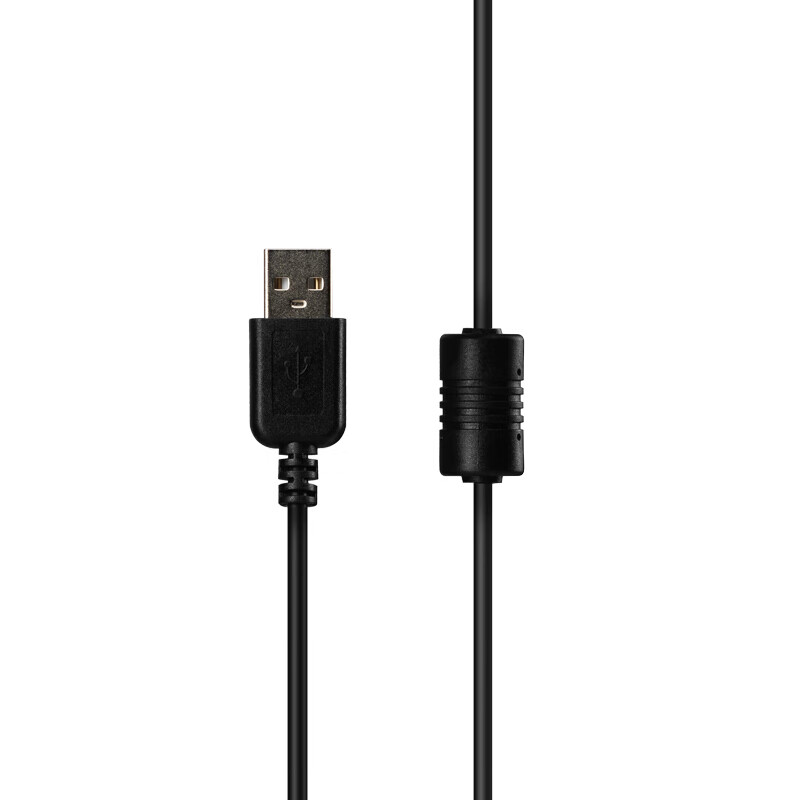 漫步者（EDIFIER） K800游戏耳机头戴式 超重低音线控带麦可通话电脑耳麦吃鸡绝地求生 USB版 黑色