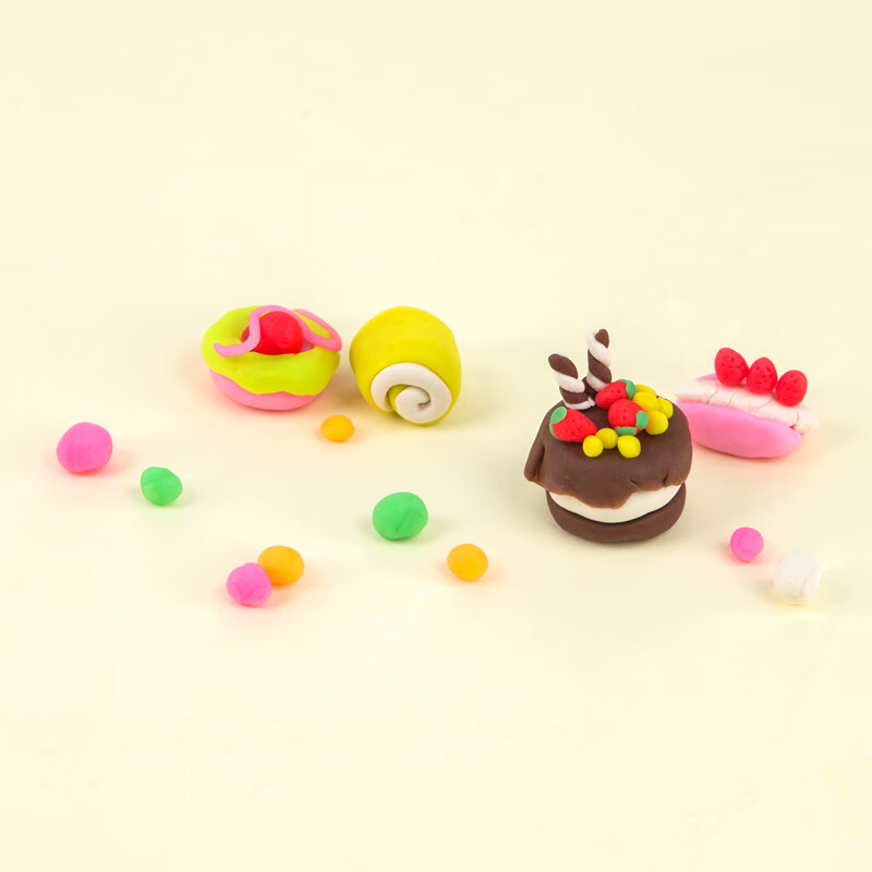 广博(GuangBo)12色彩泥/橡皮泥方桶装儿童玩具DIY手工制作彩泥材料(颜色随机发)H04065