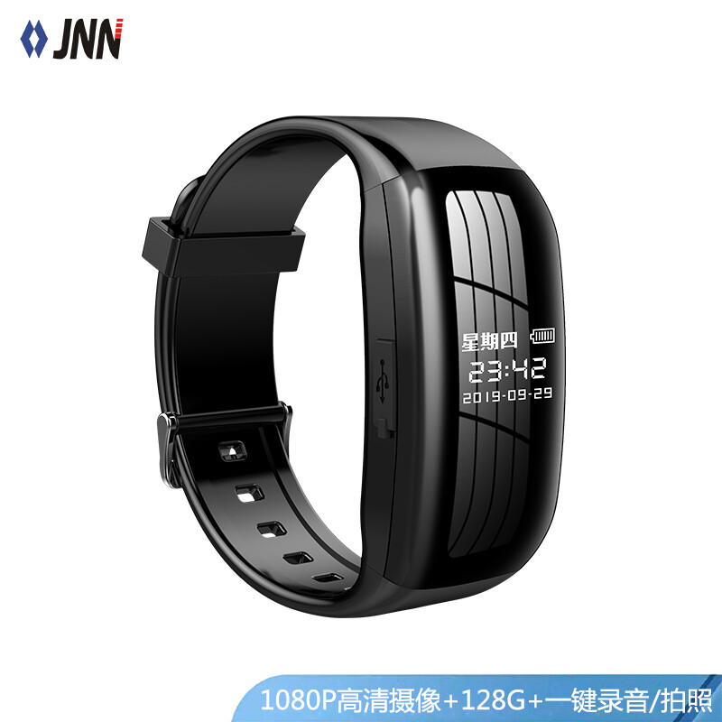 jnn录音笔x5 128g隐形摄像录音手环 智能录音器 会议取证采访听课拍照