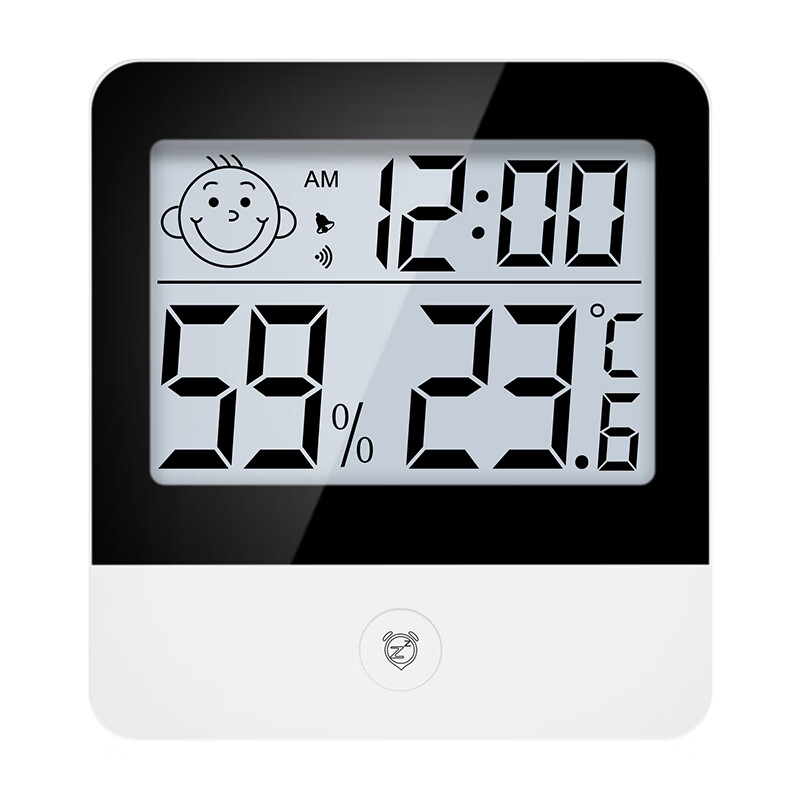 志高（Chigo）室内温度计家用简约婴儿房电子数显温湿度计温度表 ZG-8033