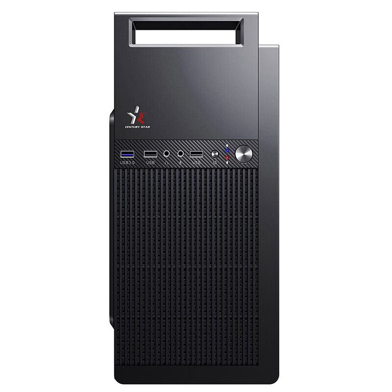 和谐号 办公商用台式电脑主机组装整机(AMD八核A9-9820/8g/256g 无线WiFi)23.8英寸