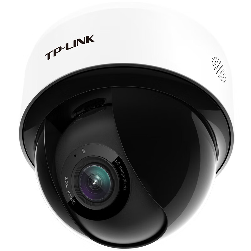 TP-LINK无线监控摄像头家用 300万高清监控器室内吸顶半球智能网络摄像机360度全景旋转云台版 300万超清 WIFI/网线版【标准款】 64GB