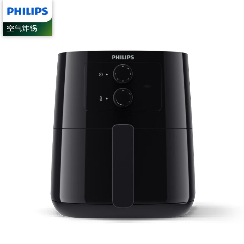 飞利浦（PHILIPS）空气炸锅 无油低脂 多功能4.1L大容量 海星底盘 减少90%油脂 4倍速热HD9200/91