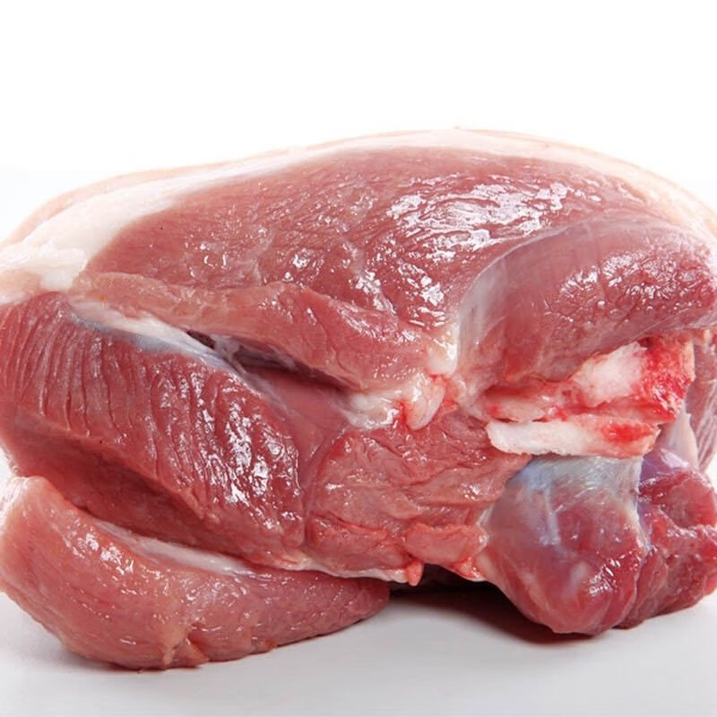 果亦橙 【jd物流】生鲜猪后腿肉5斤鲜肉现杀黑猪肉土猪肉内有礼盒装